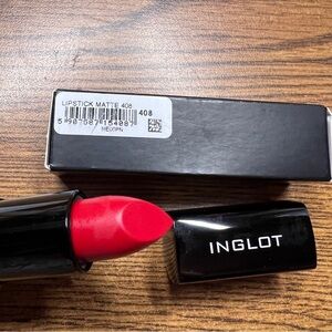 Inglot Red Matte Lipstick #408